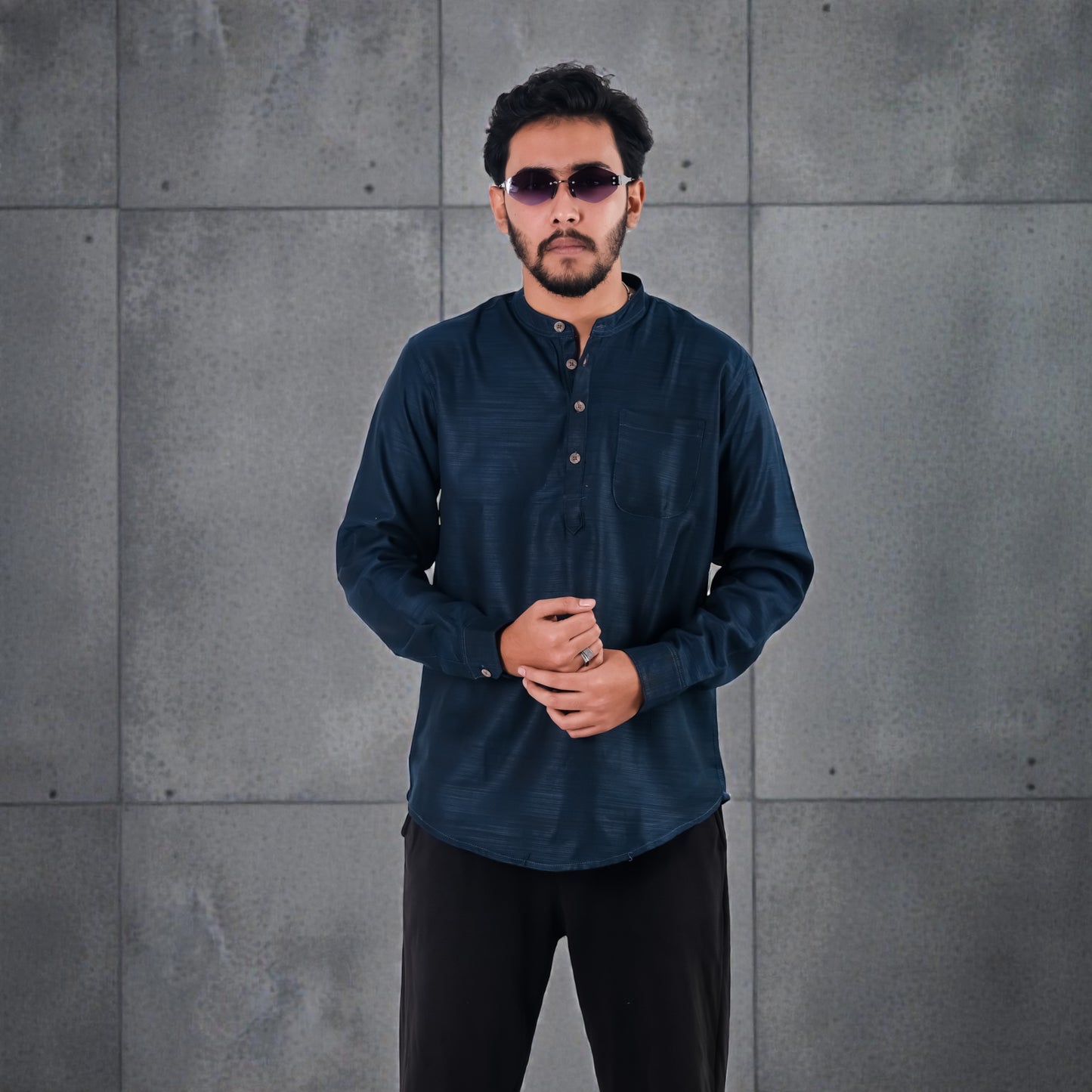 Remi Cotton Classic Katua - Navy Blue