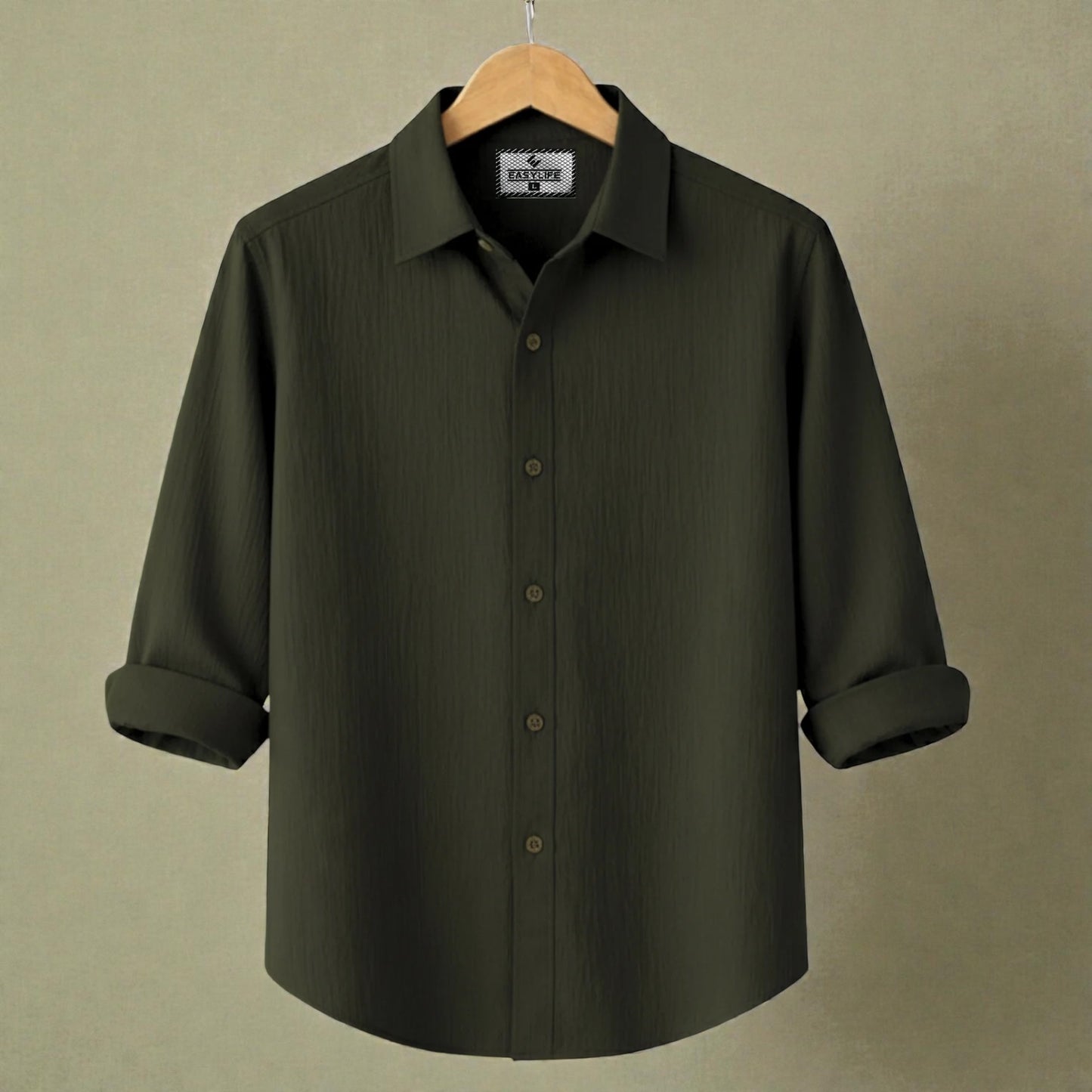 Premium Zafran Full Sleeve Shirt - Olive