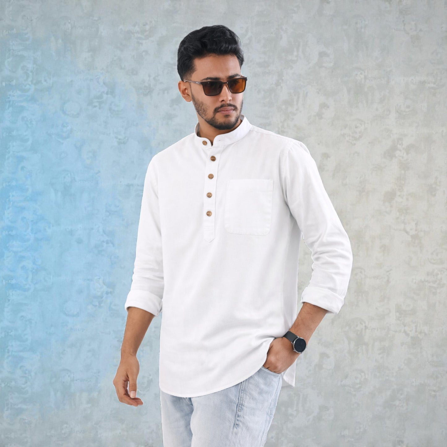 Heritage Soft Cotton Katua - White
