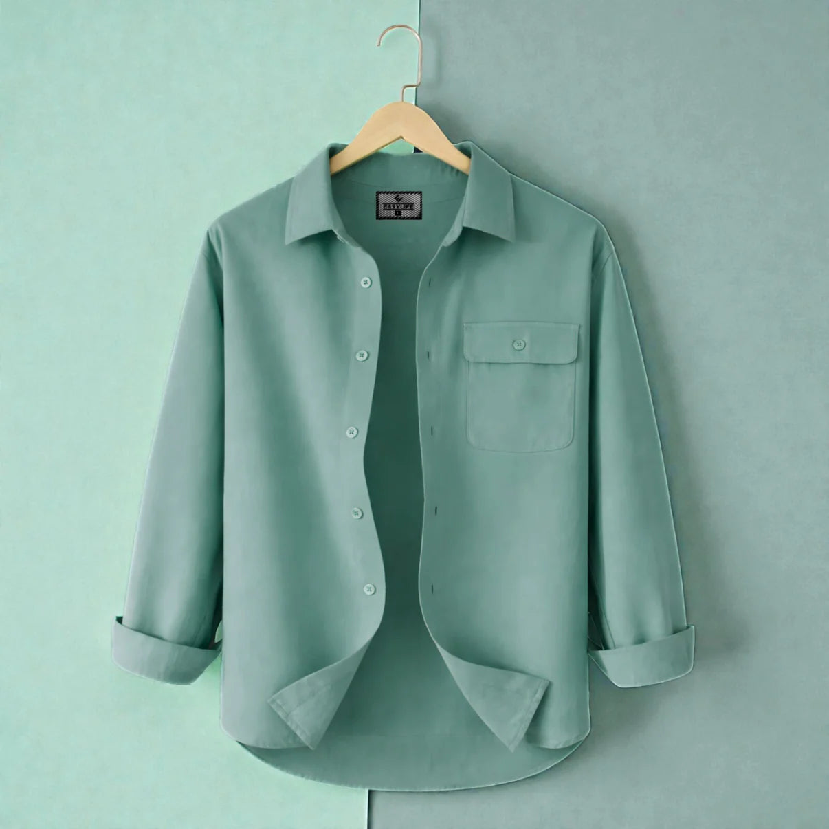 Premium Heritage Full Sleeve Shirt - Sea Green