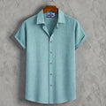 Zafran Half Sleeve Shirt - Sea Green