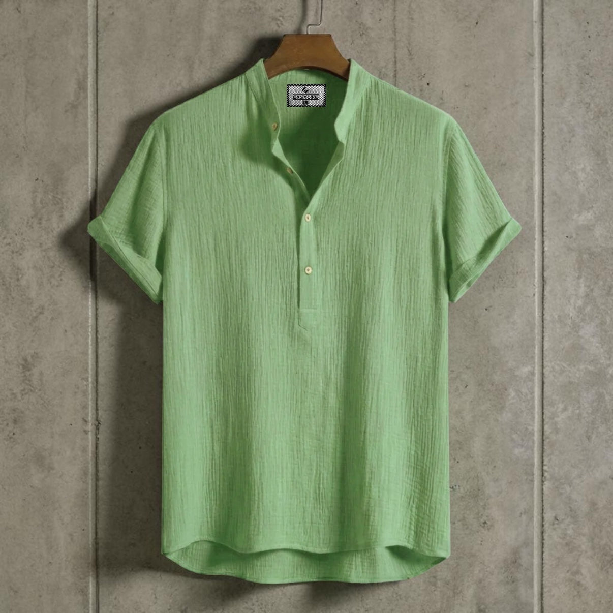 China Cotton Half Sleeve Katua - Lemon