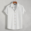 Zafran Half Sleeve Shirt - White