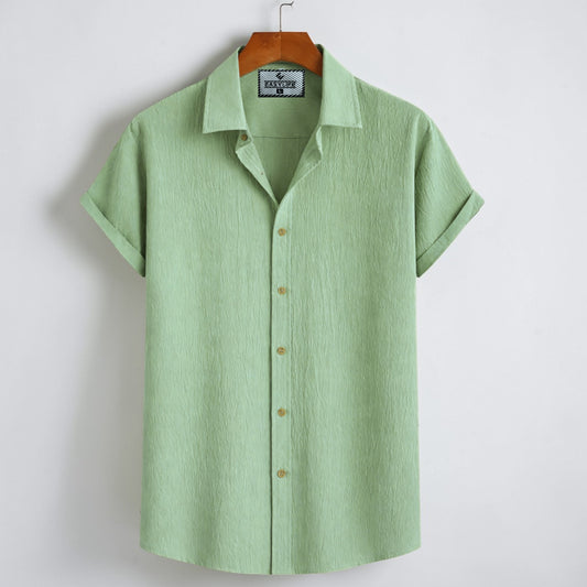 Zafran Half Sleeve Shirt - Lemon