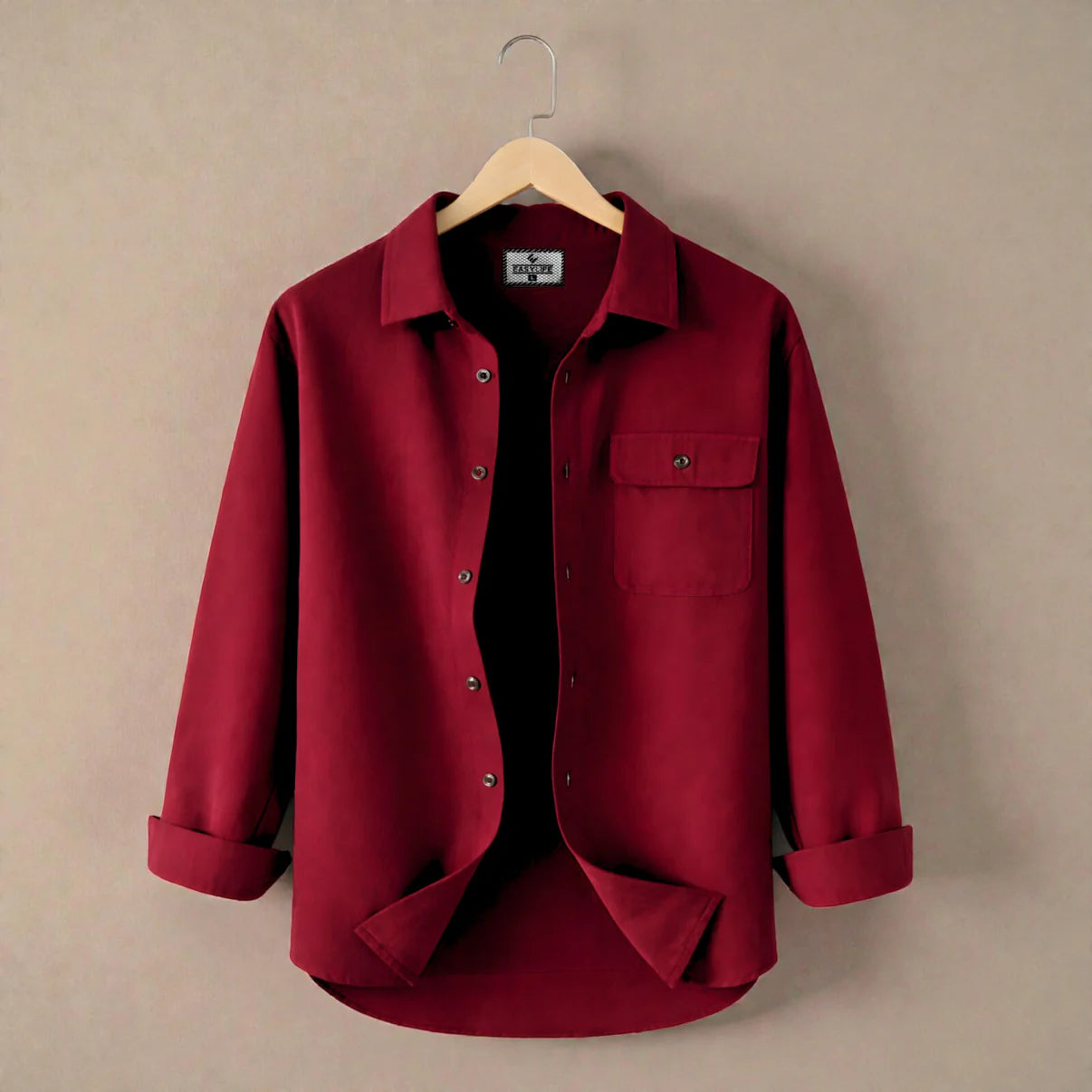 Premium Heritage Full Sleeve Shirt - Maroon