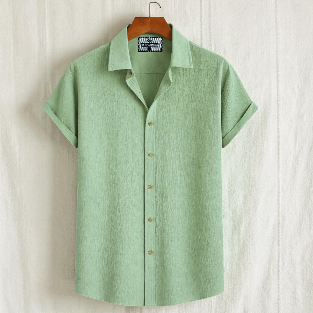 Zafran Half Sleeve Shirt - Lemon
