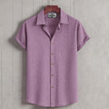 Zafran Half Sleeve Shirt - Deep Onion