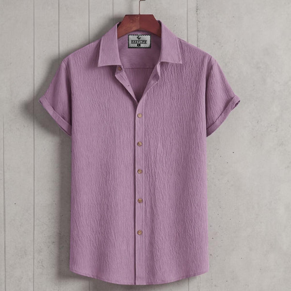 Zafran Half Sleeve Shirt - Deep Onion