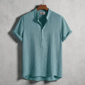 China Cotton Half Sleeve Katua - Sea Green