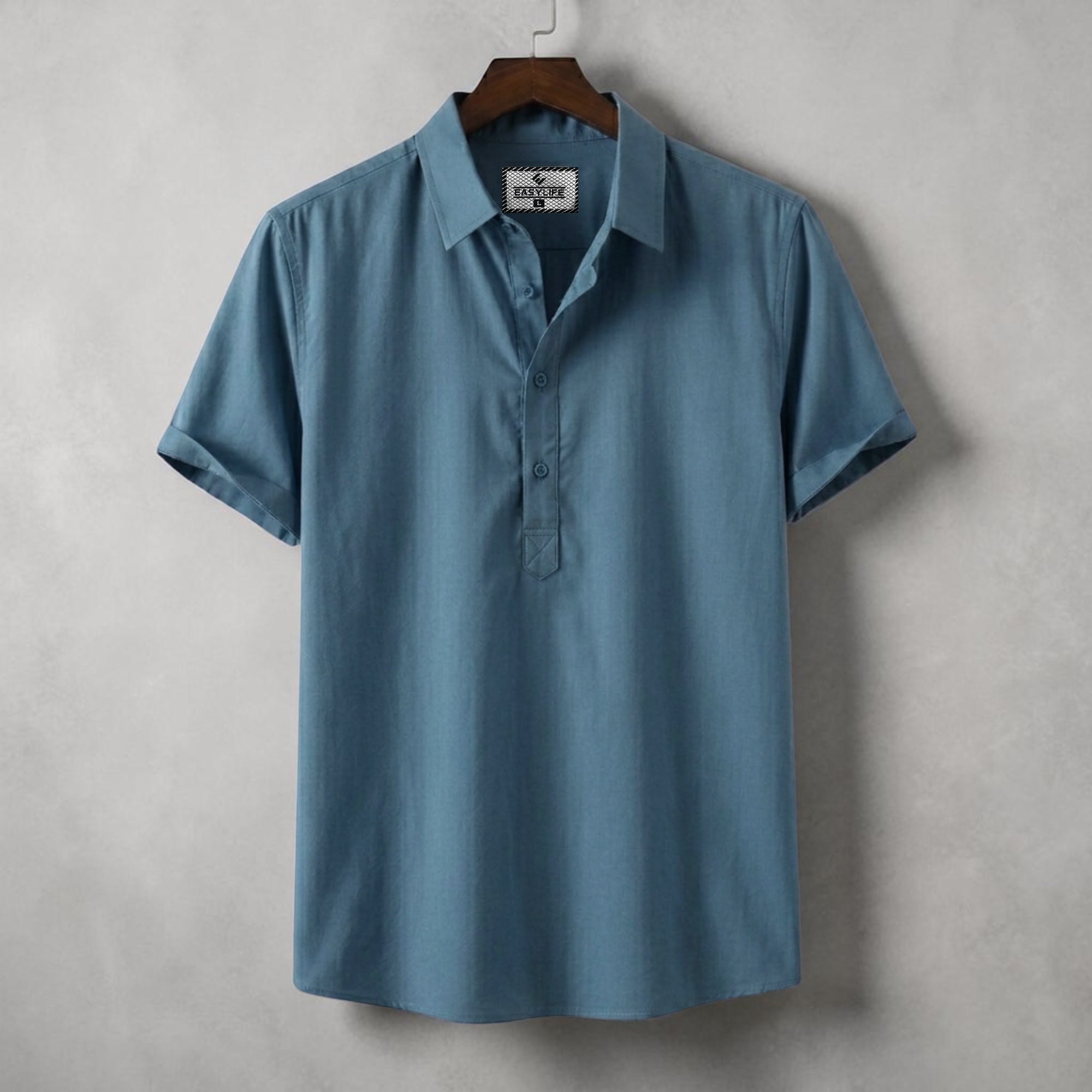 Premium Half Sleeve Cotton Katua - Sea Green