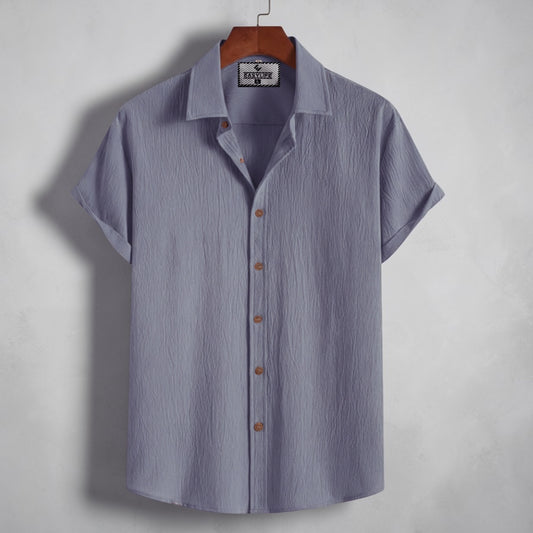 Zafran Half Sleeve Shirt - Ash