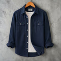 Full Sleeve Casual Shirt - Navy Blue