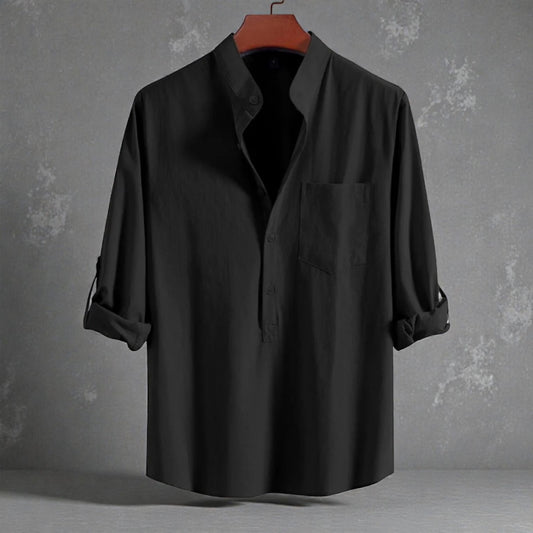 Luxury Full Sleeve Katua - Black