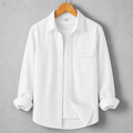 Single Pocket Casual Shirt - White