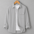 Single Pocket Casual Shirt - Ash