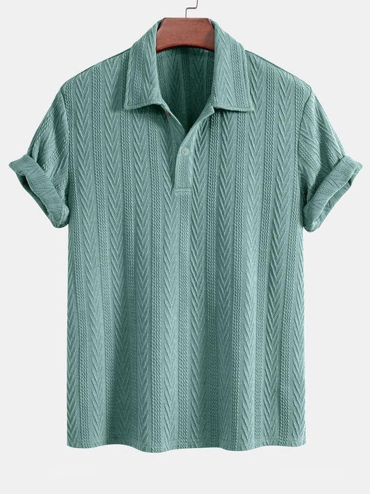 Premium Half Sleeve Polo T Shirt - Light Sky