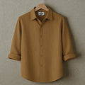 Premium Zafran Full Sleeve Shirt - Mustard