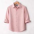 Premium Zafran Full Sleeve Shirt - Light Pink