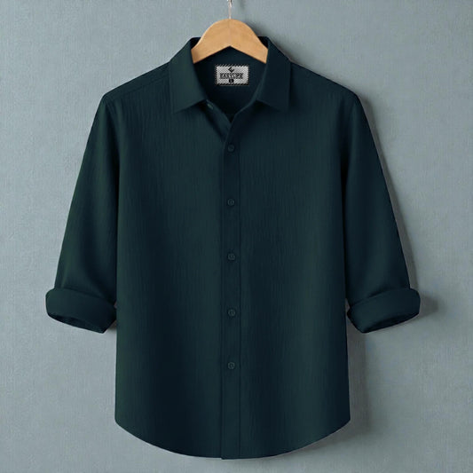 Premum Zafran Full Sleeve Shirt -  Teal