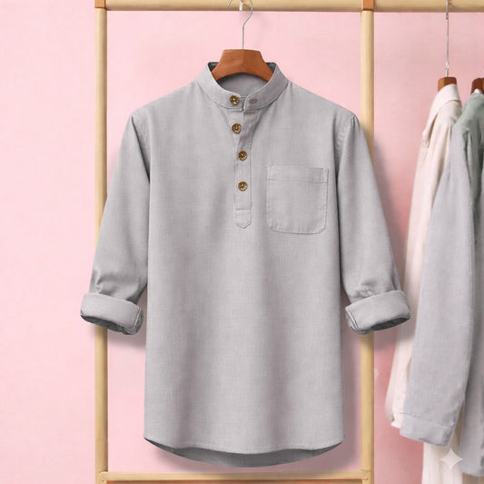 Heritage Soft Cotton Katua - Ash