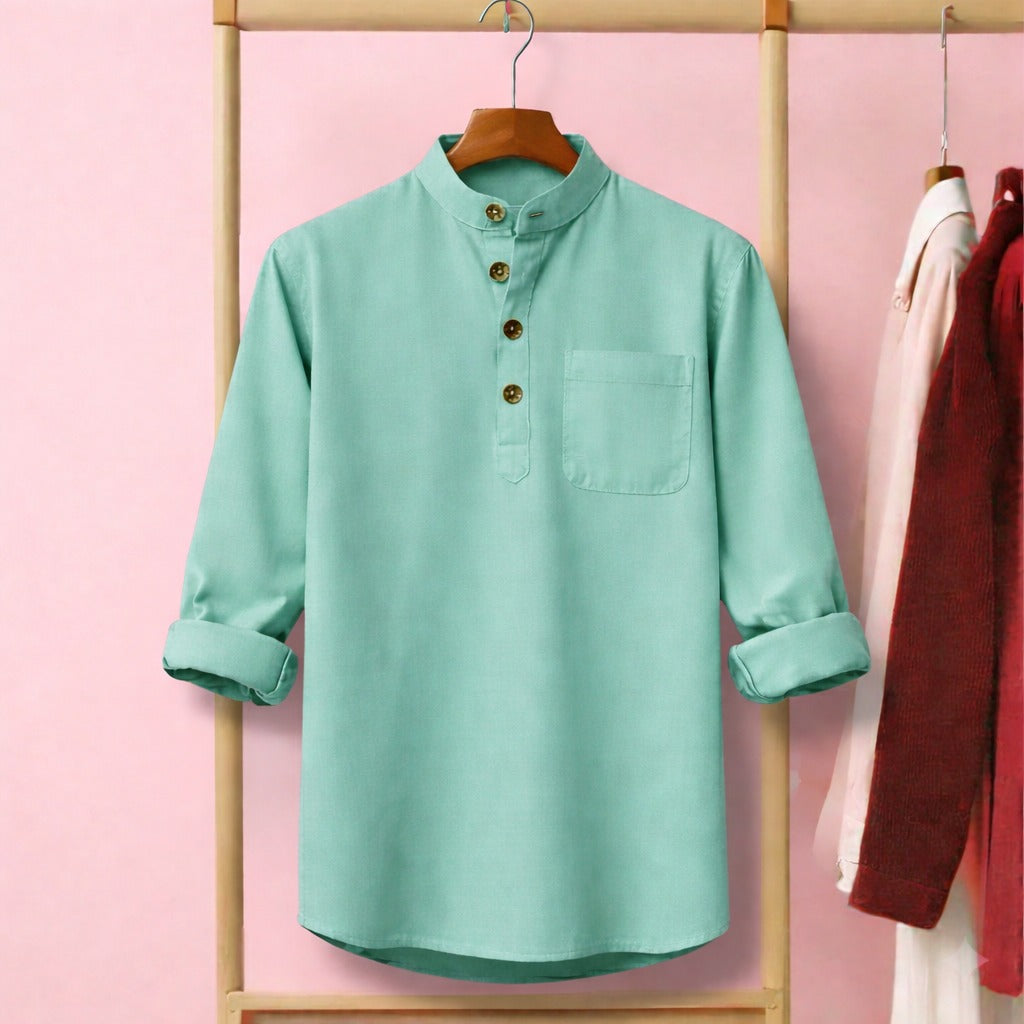 Heritage Soft Cotton Katua - Sea Green