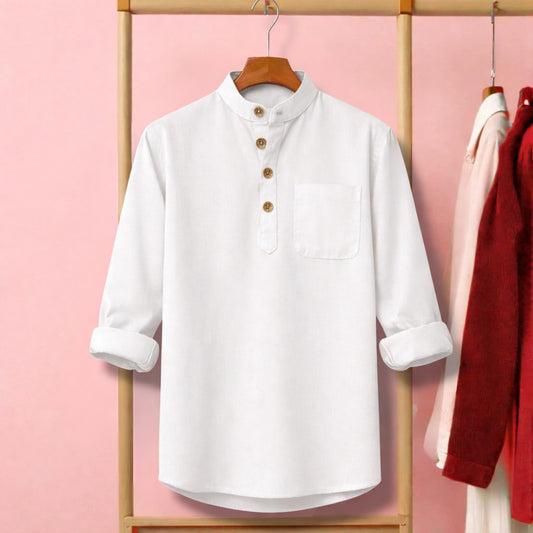 Heritage Soft Cotton Katua - White