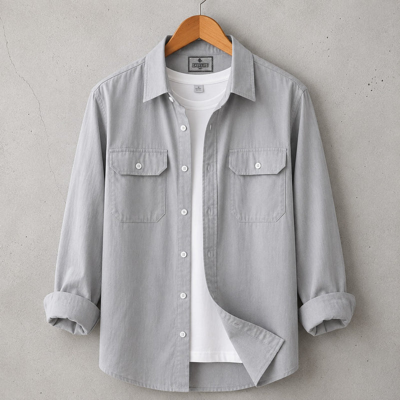 Full Sleeve Casual Shirt - Ash