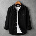 Full Sleeve Casual Shirt - Pure Black