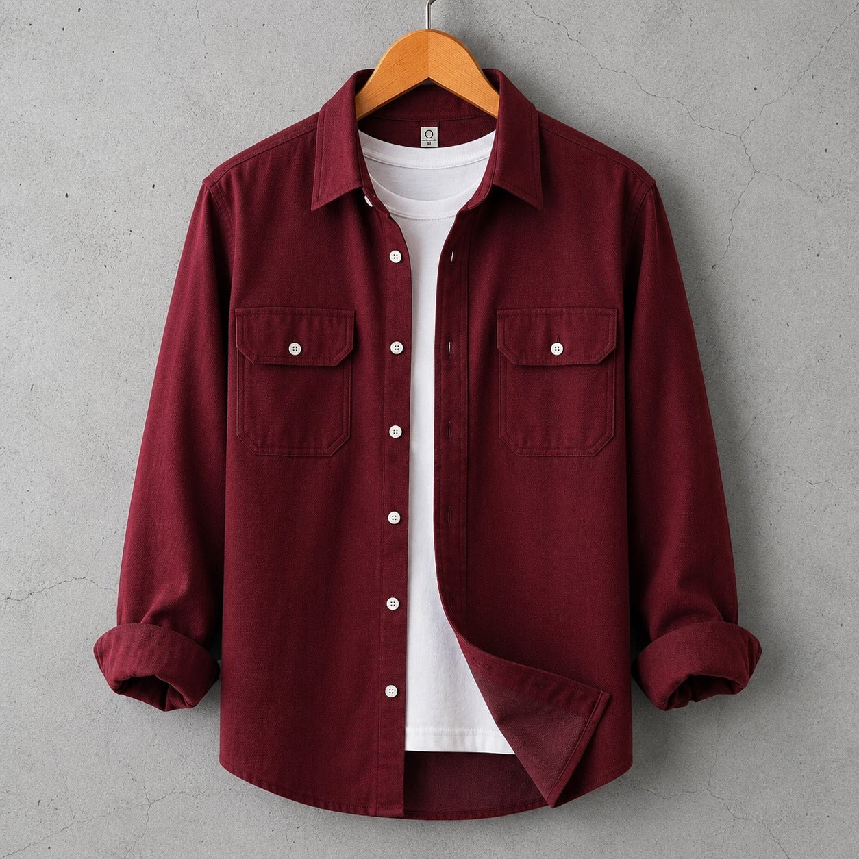 Full Sleeve Casual Shirt - Maroon