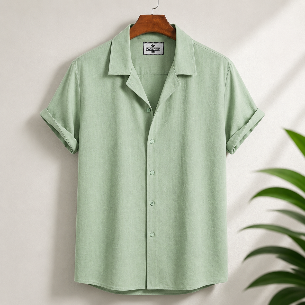 Cuban Half Sleeve Shirt - Lemon